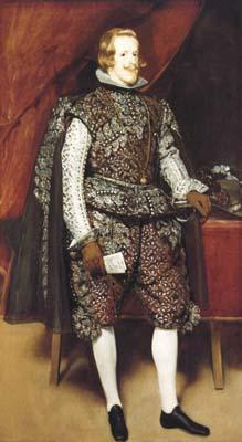 Diego Velazquez Portrait en pied de Philippe IV (df02) oil painting image
